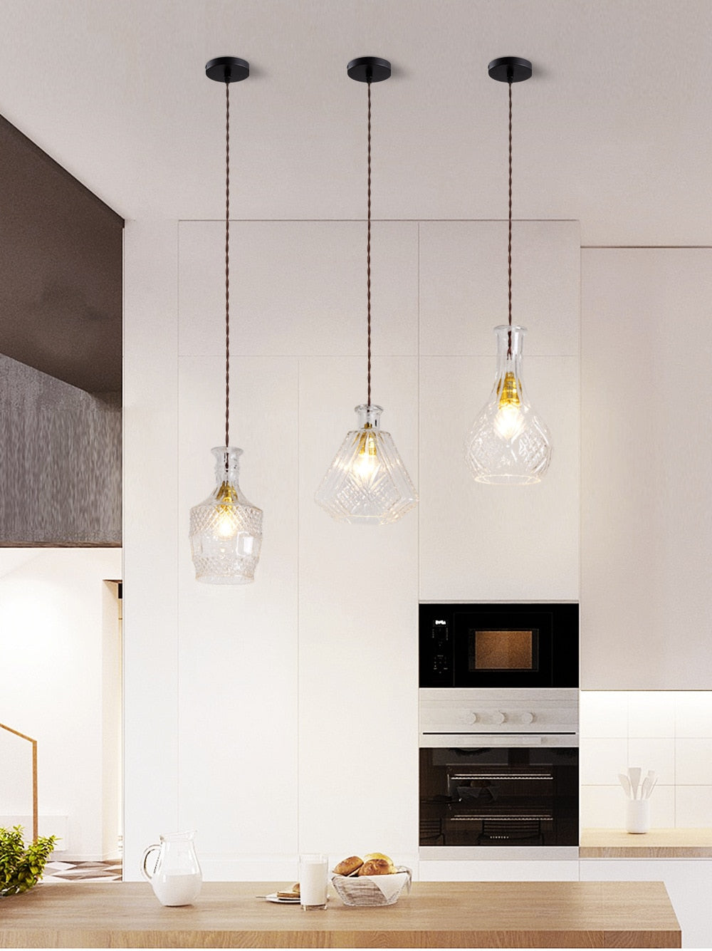 HEN Aegea Retro Glass Lampshade Pendant Lights