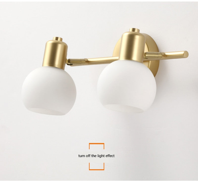 Wad Copper Industrial Wall Lamp