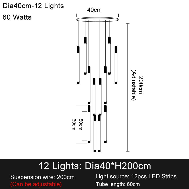 Ylk Aire Modern LED Chandelier