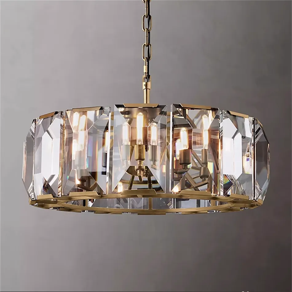 Navi Elegant Dimmable Crystal Chandelier