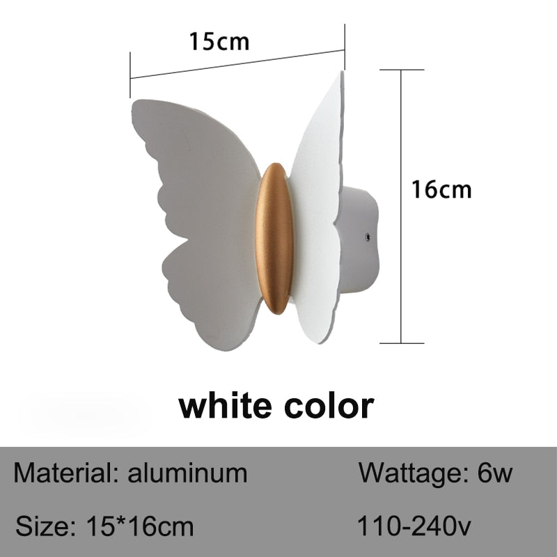 IIS  Butterfly Shape 6W Outdoor Lighting Waterproof LED Garden Light