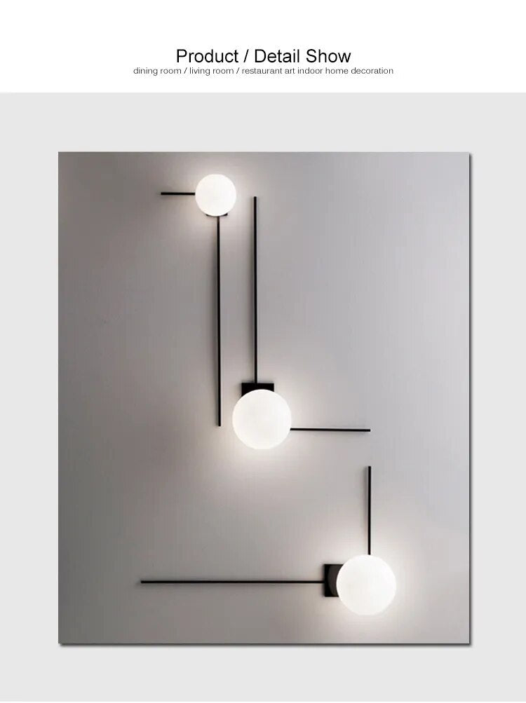 IAN Shiri Modern Creativity Wall Lights