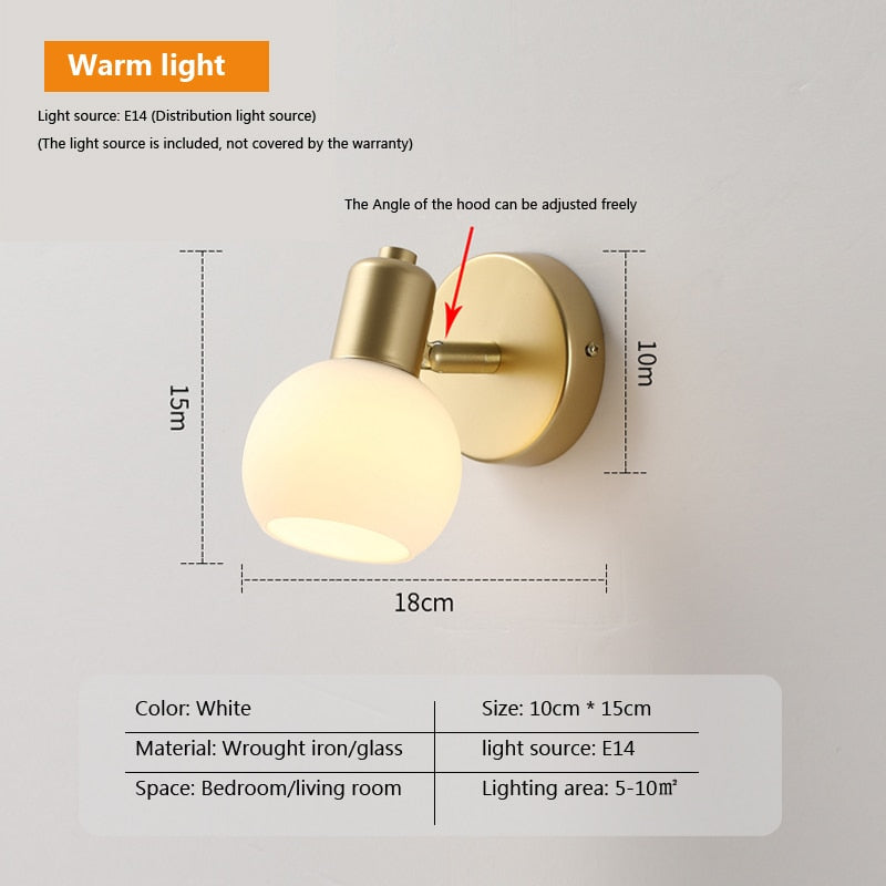 Wad Copper Industrial Wall Lamp