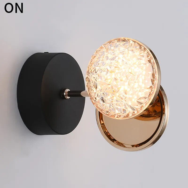 Modern Crystal LED Wall Lamps