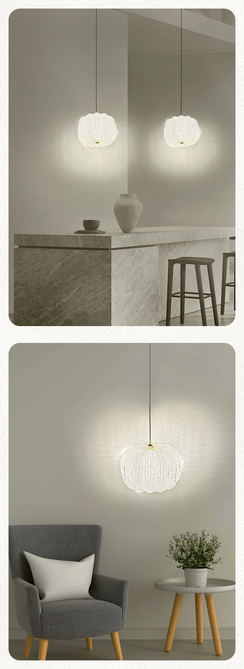 LYF Pumpkin Nordic Pendant Light