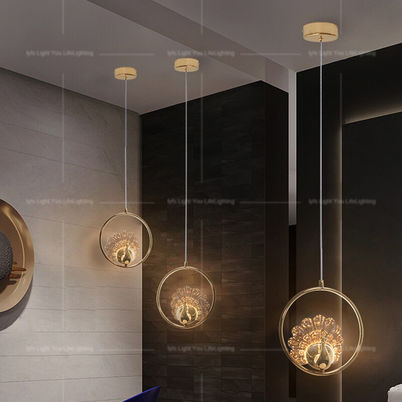 Lyf Peacock Lustre Pendant Light