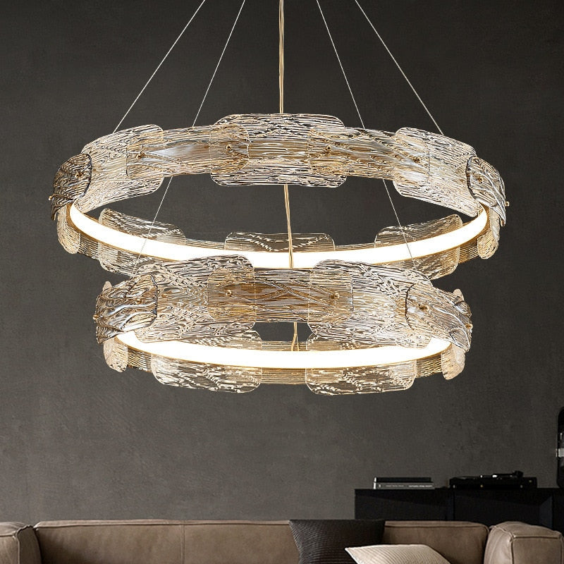 Olga Rounded Crystal Chandelier