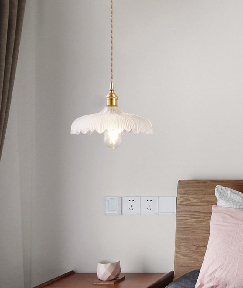 Nordic Glass Minimalist E27 Transparent Lampshade Pendant Light