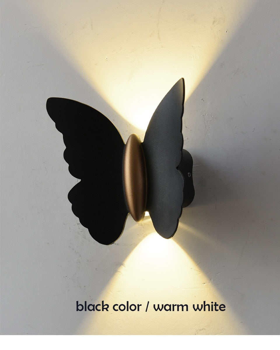 IIS  Butterfly Shape 6W Outdoor Lighting Waterproof LED Garden Light