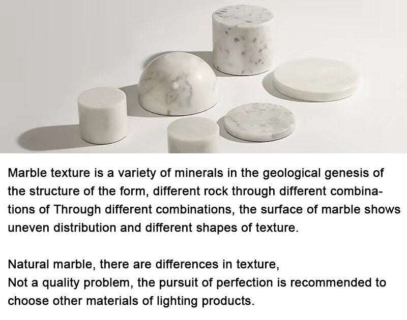 BAN Marble E27 LED pendant light modern Nordic hanging lamp