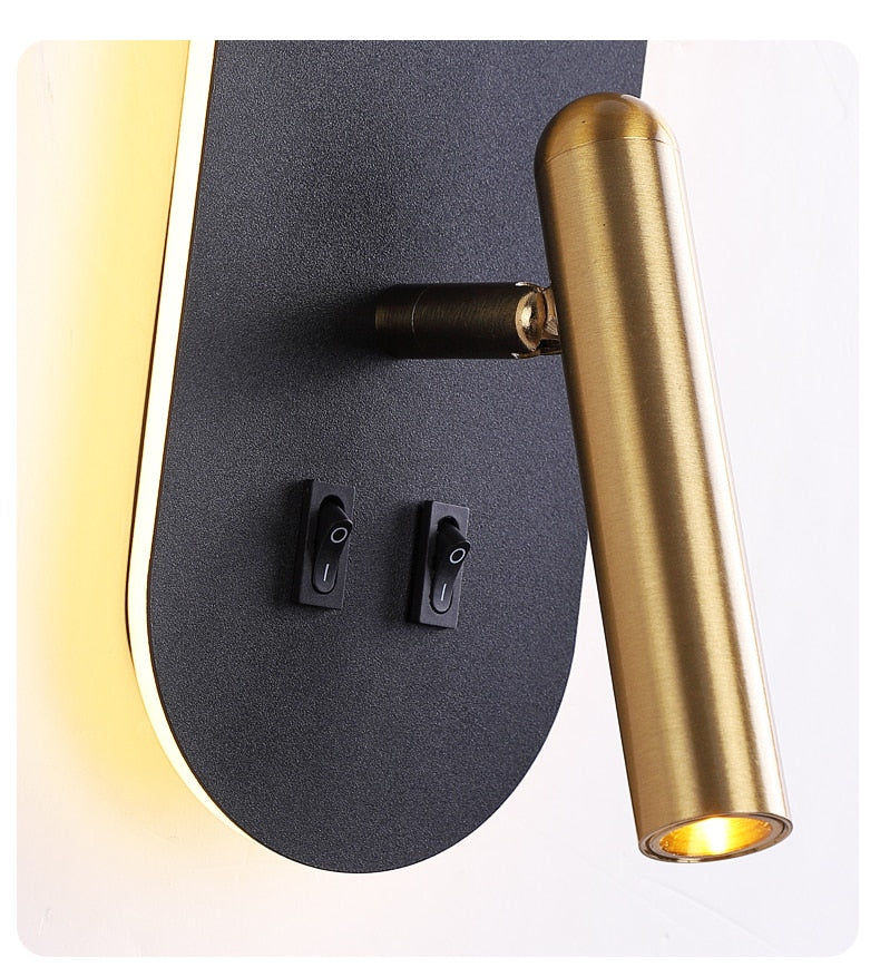 Win Nordic Flame Effect Wall Light