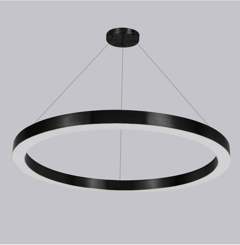 Ylk Bosque Black Ring Chandelier