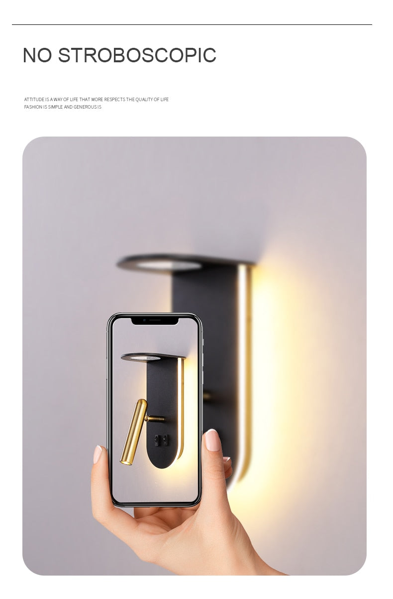 Win Nordic Flame Effect Wall Light