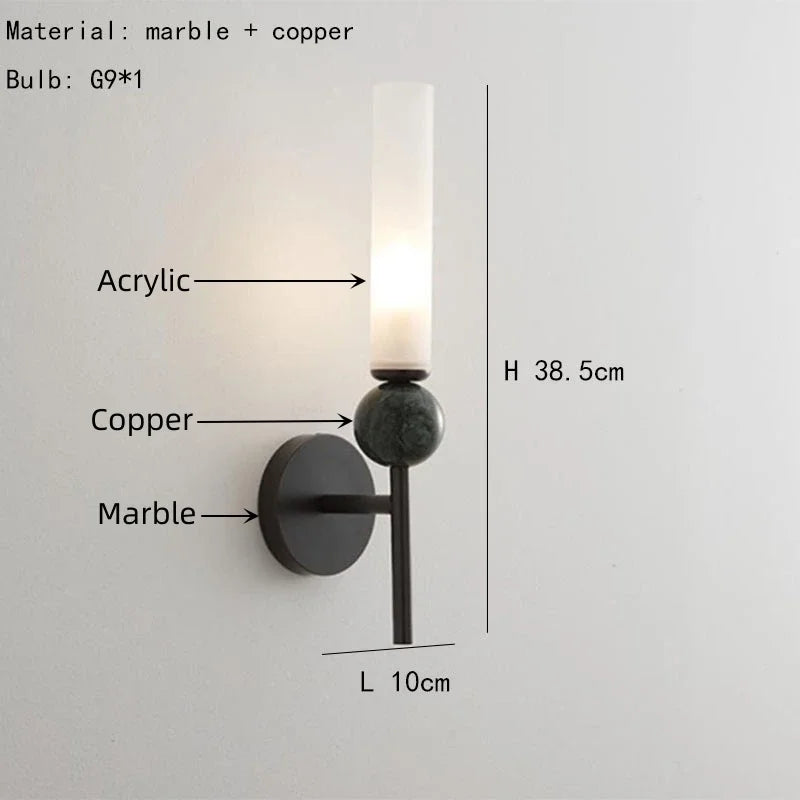 Berit - Marble Sconce Wall Light
