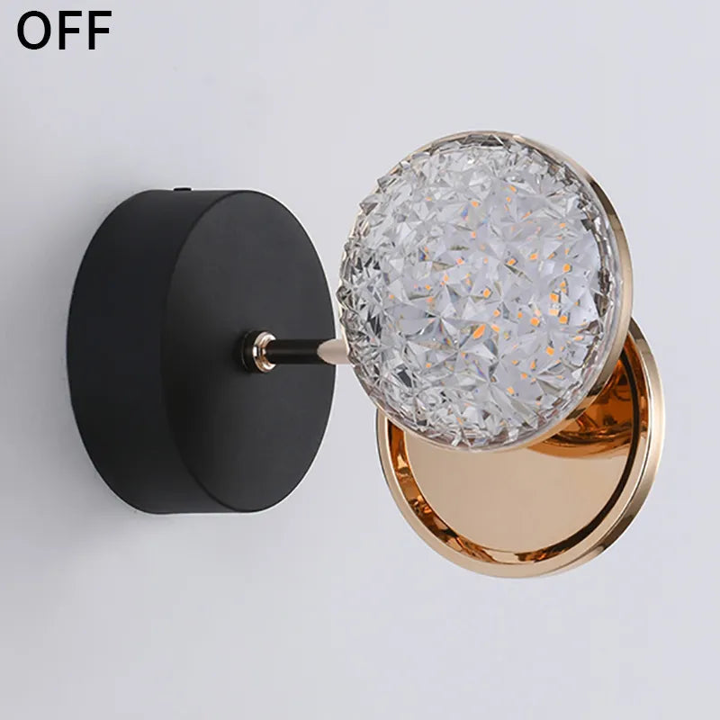 Modern Crystal LED Wall Lamps