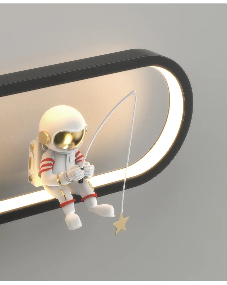 MAV Kid's room creative Wall Lamp Stars Projection Astronaut Decoration