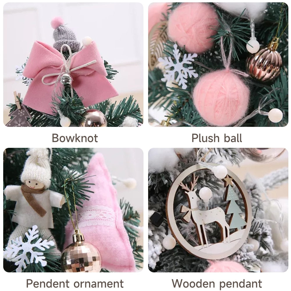 PQ 45CM DIY Desktop Christmas Tree Night Lights