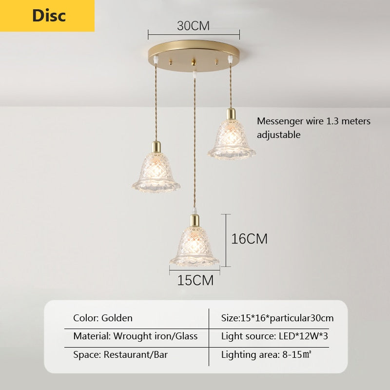 Wad Nordic Glass Pendant Light