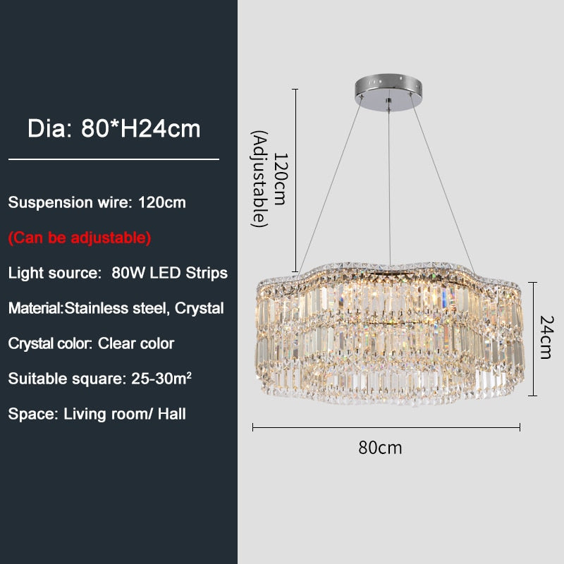 Ylk Torrin Crystal Chandelier