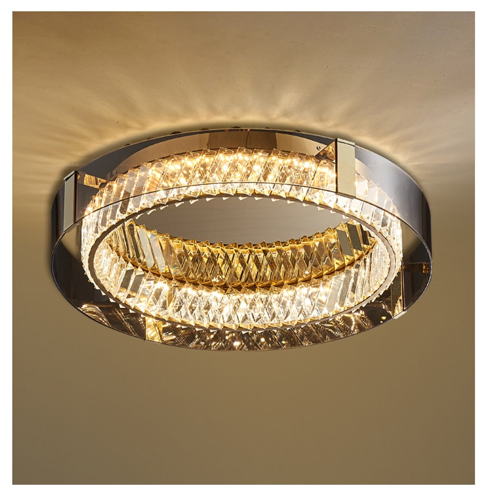 Mak Plafonnier Crystal Pendant Light