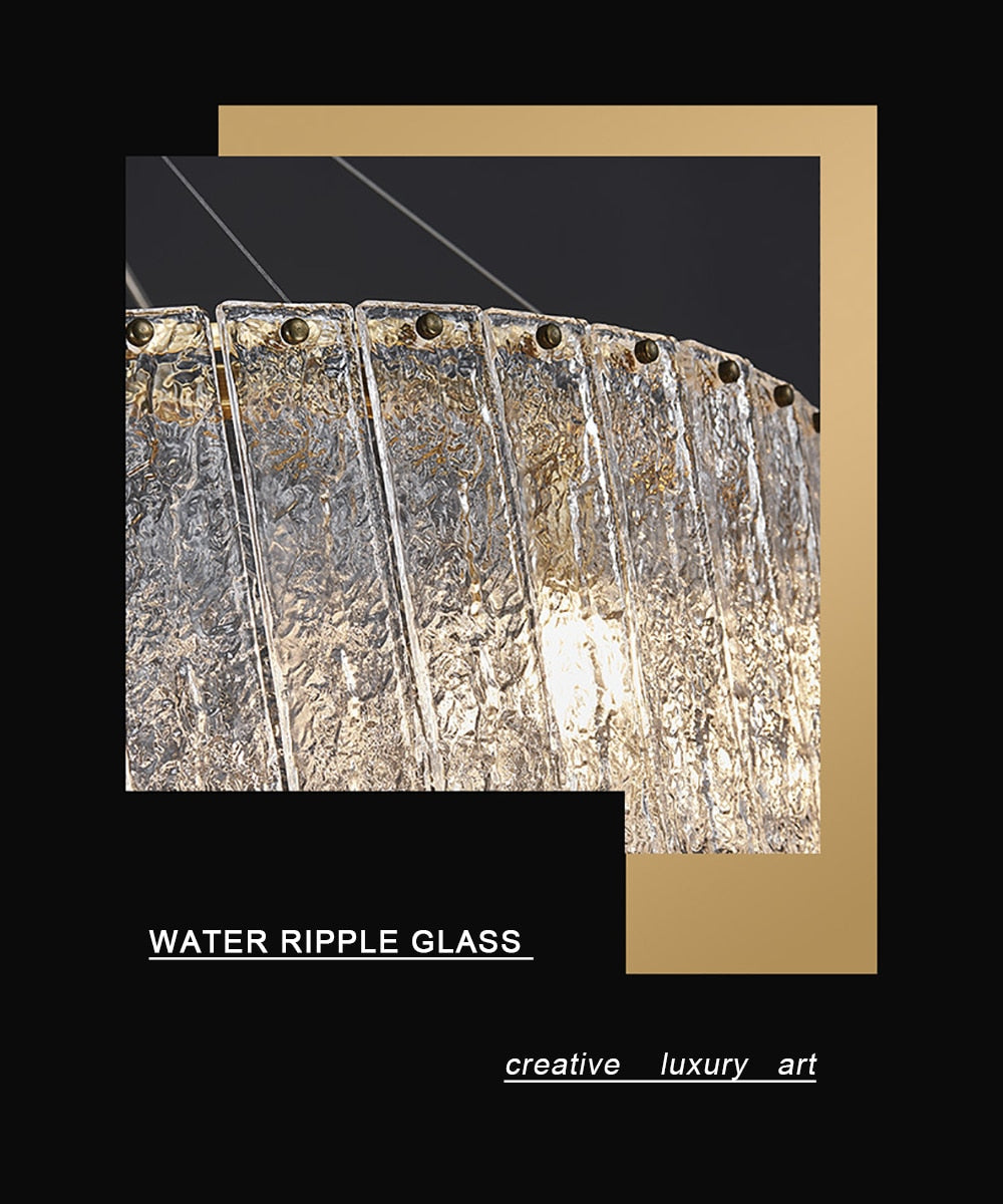 Privet Creative Glass Pendant Lamp