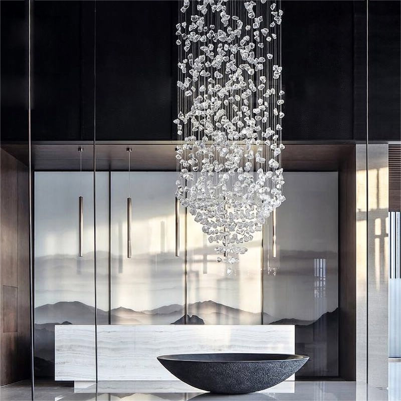 Ylk Modern Clear Crystal Chandelier