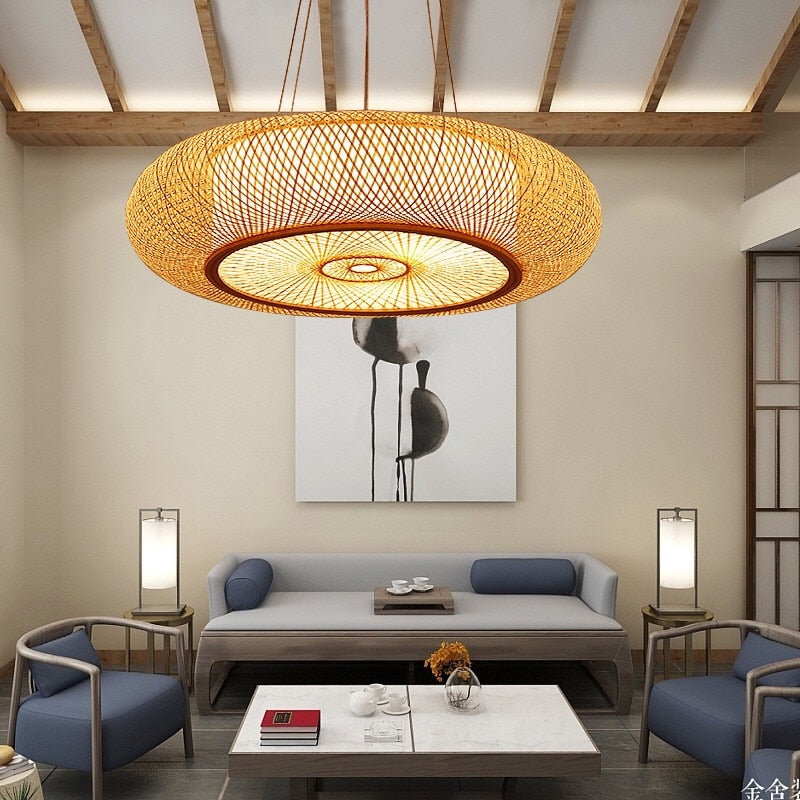 JOY Paroon - Bamboo Pendant Lights for Living Room