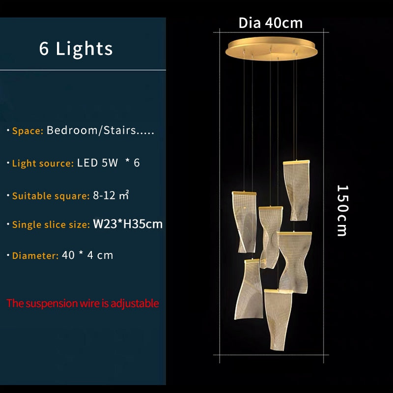 Ylk Hermano Modern LED Chandelier