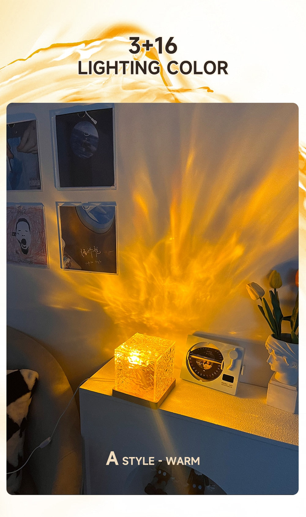 Pq Water Ripple Projector Light