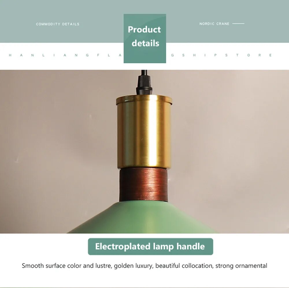 Nordic Industrial retro loft simple Hanging Light