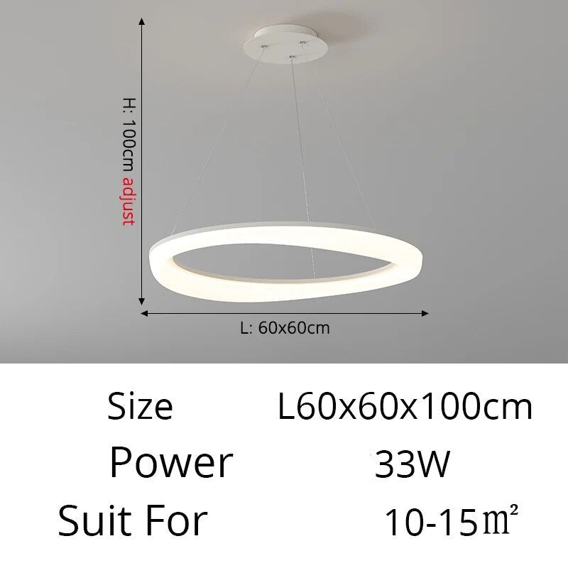 Qiyi Nora Elegant LED Pendant Lights