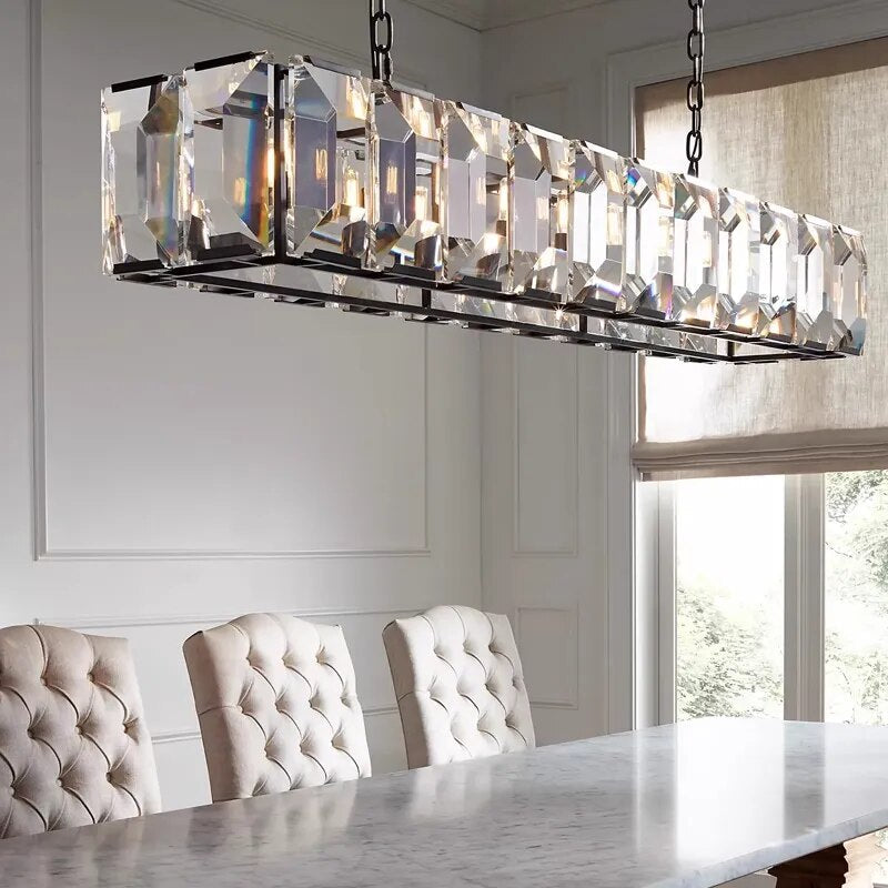 Navi Elegant Dimmable Crystal Chandelier