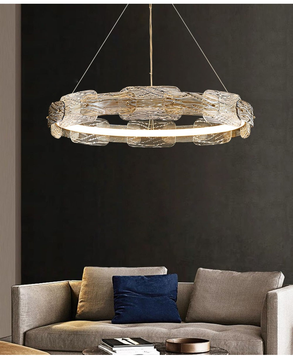 Olga Rounded Crystal Chandelier