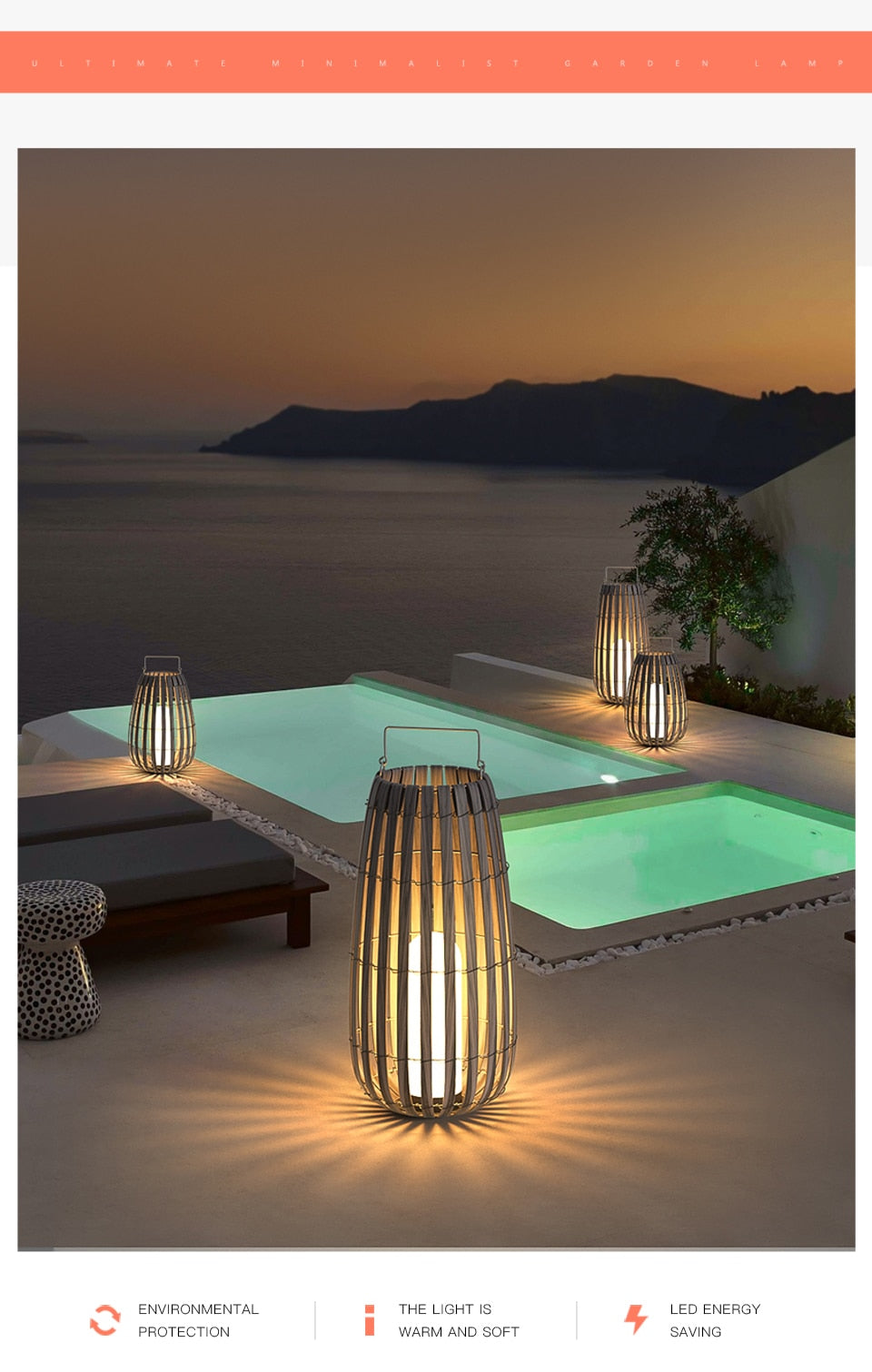 Vz Miha Waterproof Outdoor Landscape Lamps