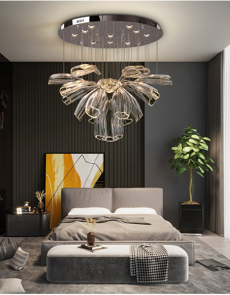 Ylk Luxury Crystal Chandelier Lamp