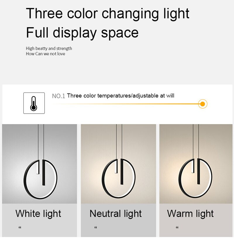 LYF 3-Style Elaina Nordic LED Pendant Lights