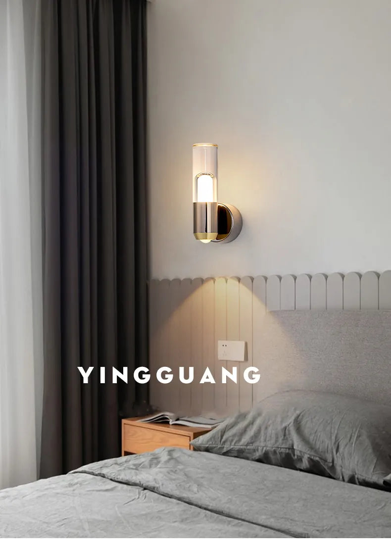 Nordic designer living room background wall decorative light