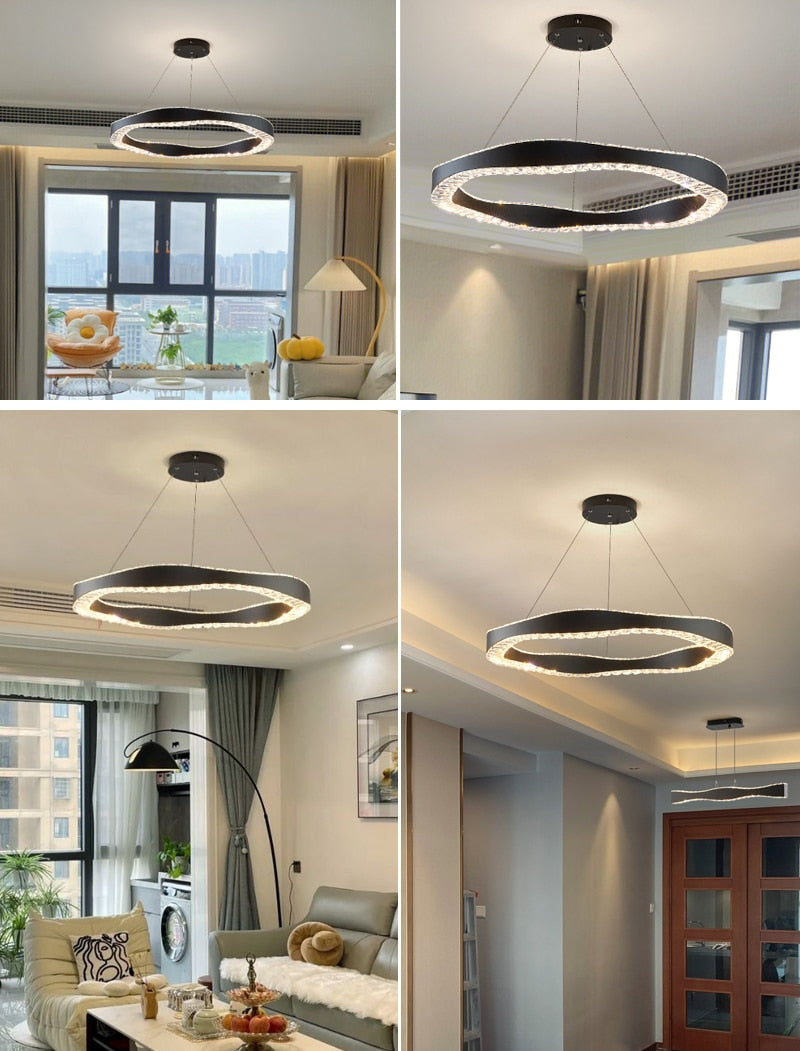 Ylk Modern Crystal Chandelier Fixture