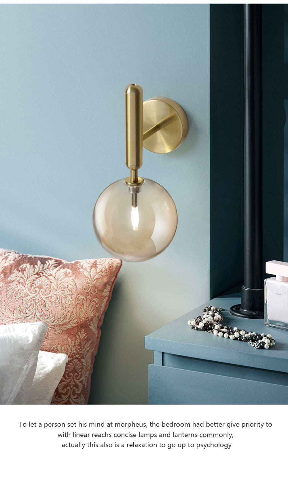 Wad Nordic Glass Balcony Light