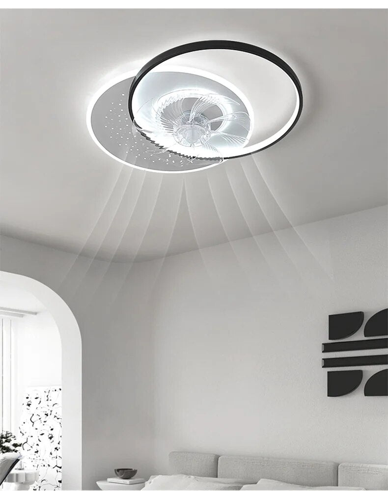 Qiyi Moratie Modern Ceiling Fan Lights