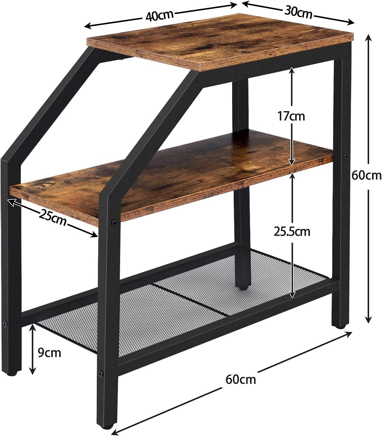 Peder Narrow Side Table Nightstand