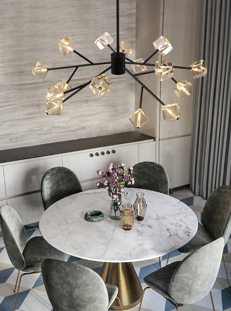 Ylk Thea Crystal Pendant Light