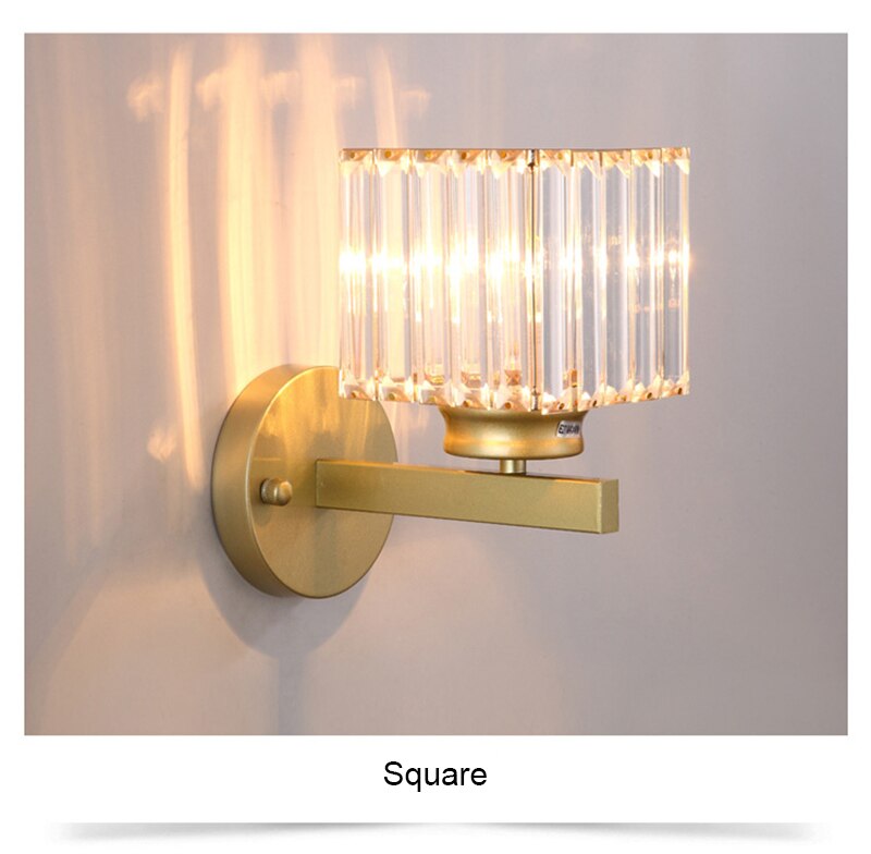 BAN Briony Crystal LED Wall Lamp