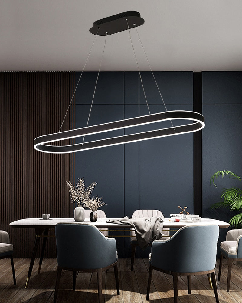 Ylk Oval Design Modern Chandelier