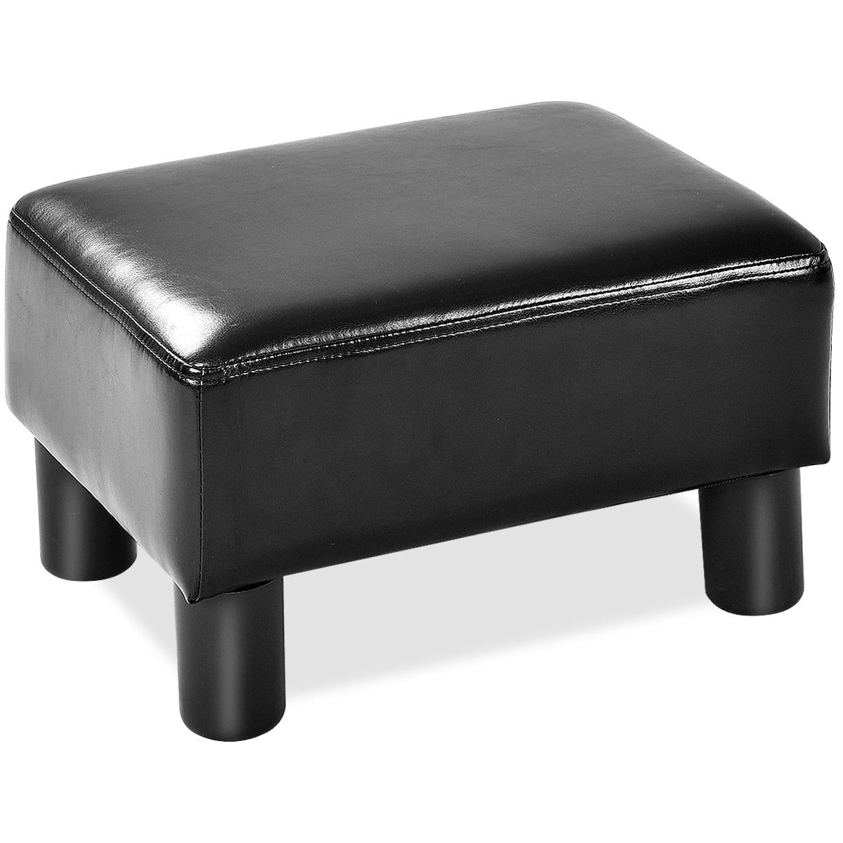 Viljar - Leather Chair Ottoman Small Stool Footrest Bar Stool