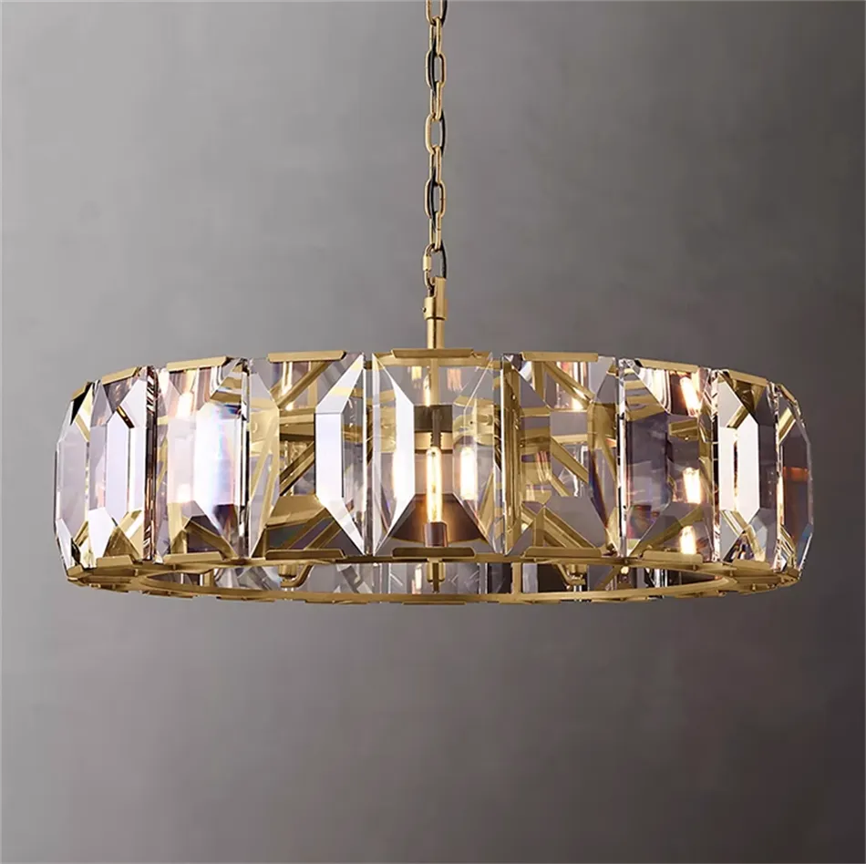 Navi Elegant Dimmable Crystal Chandelier