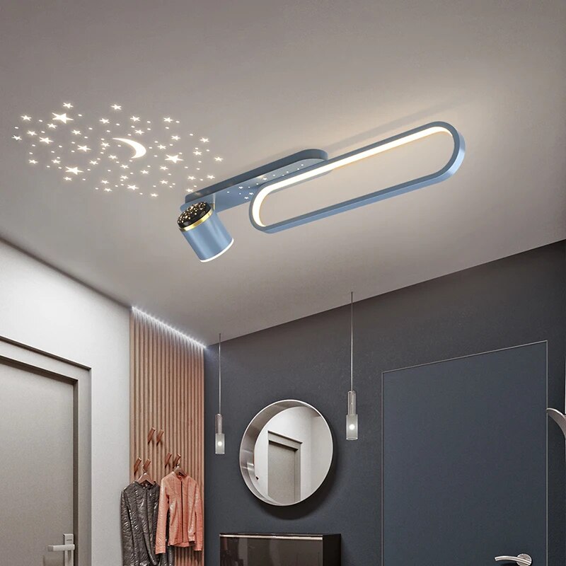 MAV Star Projection Modern Aisle Ceiling Lights with Spotlights