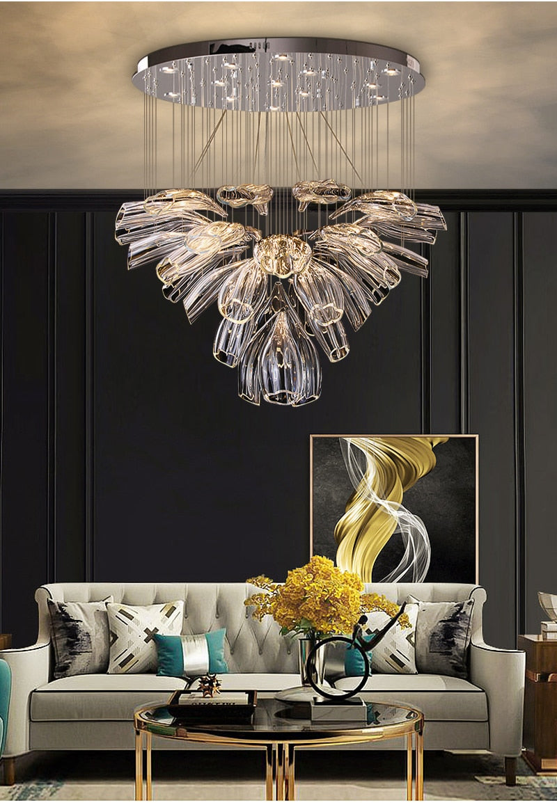 Ylk Luxury Crystal Chandelier Lamp