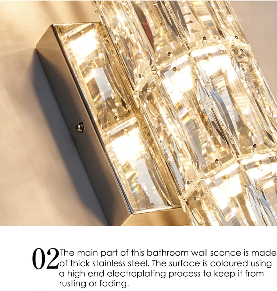 IIS Modern Wall Lamp Interior Lighting Silver Finish G4 Wall Fixture