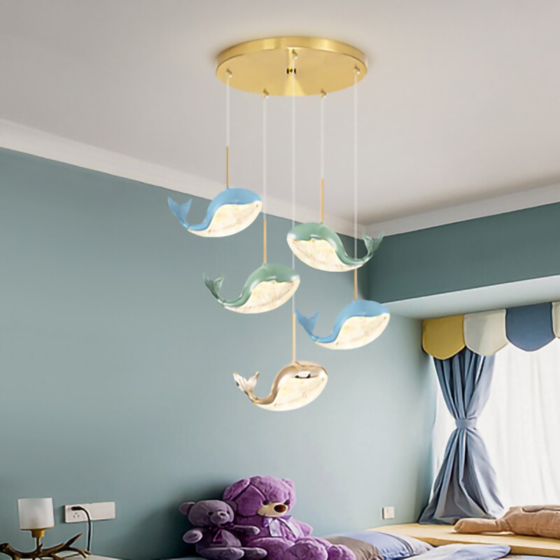 BAN Whale Modern LED Pendant Light